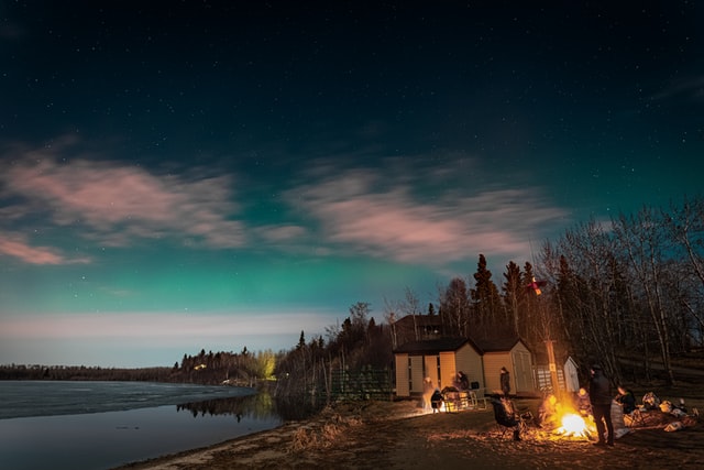 Spend the night at Elk Island National Park.